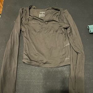 ReoRia Black Long Sleeve Women's Tee